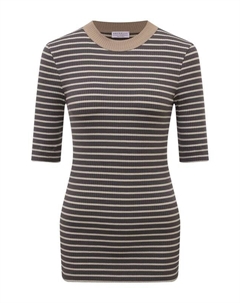 Хлопковый пуловер Brunello cucinelli