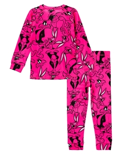 Термокомплект трикотажный для девочек: брюки, толстовка для эпизодического использования Playtoday kids