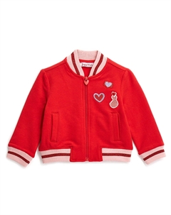 Толстовка на молнии для маленькой девочки Original marines