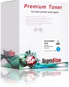 Картридж SF-CLP300C/6110 Картридж Samsung CLP-300C CLP-300/CLX-2160/3160/Phaser 6110 1K cyan Premium Superfine