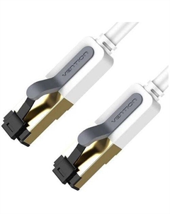 Патч-корд VENTION ICDHF литой (molded), STP, кат.7, 1м, 4 пары, 28AWG, медь, многожильный, серый Vention