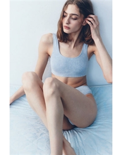 Бюстгальтер-топ бесшовный в рубчик Befree