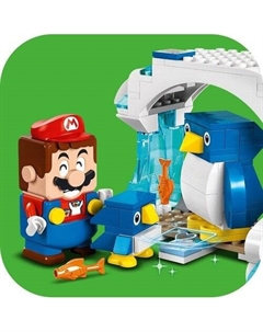 Конструктор Super Mario 71430 Снежное приключение семейства пингвинов Lego