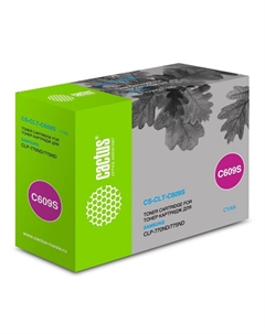 Картридж лазерный Cactus CS-CLT-C609S CLT-C609S голубой (7000стр.) для Samsung CLP 770/770ND/775/775ND