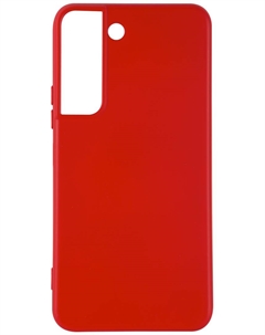 Чехол силиконовый Red Line для Samsung Galaxy S22, красный с микрофиброй Red line