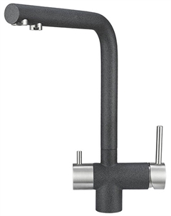 Кухонный смеситель Granula GR-2305 с краном для питьевой воды графит