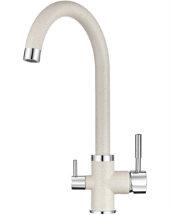 Кухонный смеситель Granula GR-2168 с краном для питьевой воды пирит