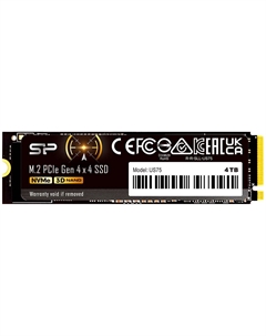 SSD накопитель Silicon Power M.2 US75 4TB PCIe 4.0 (SP04KGBP44US7505) Silicon power