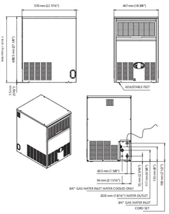 Льдогенератор (Frimont) B 4015 WS Scotsman