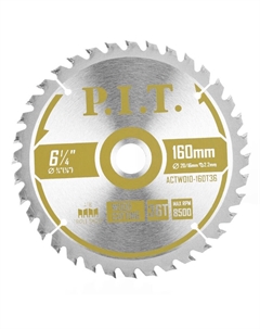Диск пильный ACTW10-160T36, 160x20/16x2,2 мм, 36T P.i.t.