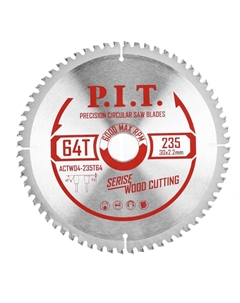 Диск пильный ACTW04-235T64, 235x30x2,2 мм, 64T P.i.t.