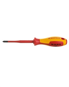 Отвертка тонкая KN-982502SL, Pozidriv®, PZ2, 100мм, до 1000V Knipex