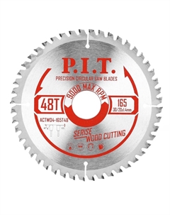 Диск пильный ACTW04-165T48, 165x30/20x1,4 мм, 48T P.i.t.