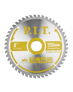 Диск пильный по дереву ACTW10-200T48 (200x32/30x2,2 мм 48T) P.i.t.