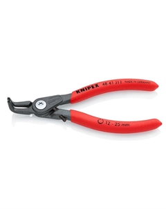 Щипцы прецизионные для внутренних стопорных колец KN-4841J11, ограничитель, губки 90°, Ø 12-25 мм, длина 130 мм Knipex