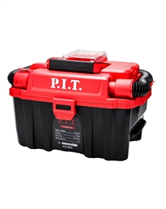 Пылесос аккумуляторный бесщёточный PVC20H-10A Solo (20 В, 10 л, 1 м³/мин) P.i.t.