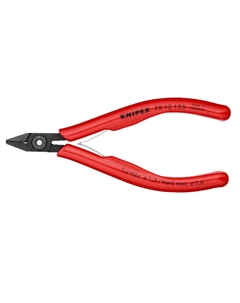 Бокорезы для электроники KN-7512125, зажим для проволоки, 125 мм, обливные ручки Knipex