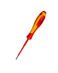 Отвертка шлицевая KN-982025, изолированная, 1000В, 2,5х0,4х75мм Knipex