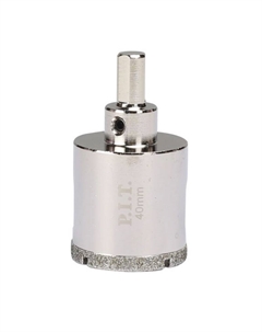 Коронка алмазная по керамике AMAS12-0040, 40x70 мм P.i.t.