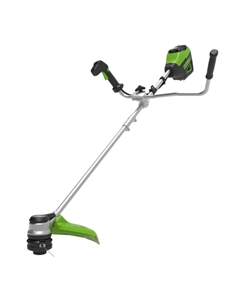 Триммер аккумуляторный 2108407UB, 60V, 40 см, бесщеточный с велосипедной ручкой, с 1хАКБ 4Ач и ЗУ Greenworks