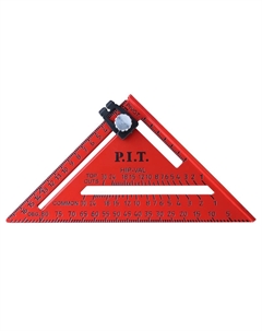 Угольник Свенсона HSQR04-0180C, метрический, плотницкий, с разметочным маркером, 180 мм P.i.t.