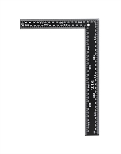 Угольник цельнометаллический cерия ADVANCE HSQR01-0203, 20х30 см, 90°, двойная шкала в мм P.i.t.