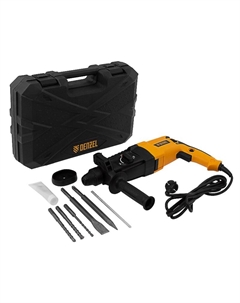 Перфоратор электрический RHH-800-26 26607, SDS-plus, 800 Вт Denzel