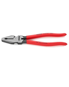 Плоскогубцы комбинированные особой мощности KN-0201225SB, 225 мм, фосфатированные, обливные ручки Knipex