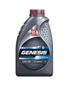 Моторное масло Genesis Armortech 0W-40, 1 л Lukoil