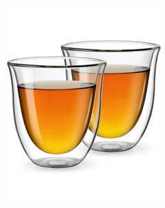 Набор бокалов Campana 2шт. 250мл двойная стенка термостекло Apollo