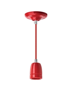 Шнур-подвес 1хE27х60 Вт красный Navigator