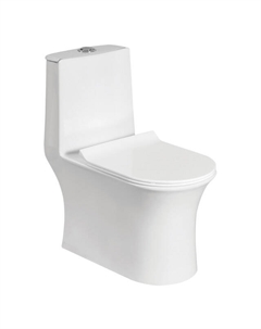 Унитаз-моноблок VITARTA Svelta вертикальный выпуск сиденье белый Vitarta