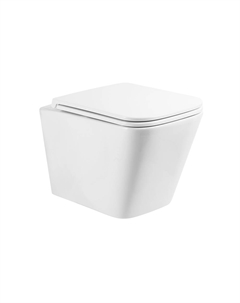 Унитаз подвесной Ardente-r BB520CH-TOR/SC безободковый, с крышкой микролифт, белый Belbagno