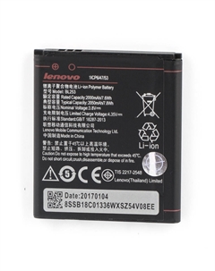 Аккумулятор CameronSino CS-LVA258SL для Lenovo A1000/A2010, Li-Pol, 2050, 3.8V (P104.00283) Cameron sino