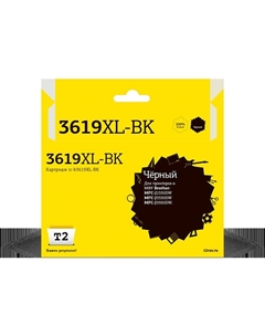 Картридж струйный T2 IC-B3619XL-BK (LC3619XL-BK), черный, совместимый, 1500 страниц, для Brother MFC-J3530DW/J3930DW