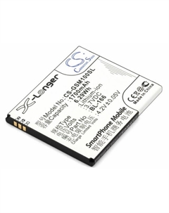 Аккумулятор CameronSino CS-GSM100SL для Gigabyte Gsmart Maya M1 (BL-166), Li-Ion, 1700mAh, 3.7V (P104.00951) Cameron sino