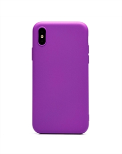 Чехол-накладка Activ Full Original Design для смартфона Apple iPhone X/XS, силикон, фиолетовый (208970)