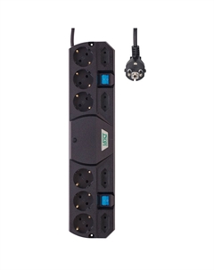 Сетевой фильтр Tandem TRG, 10-розеток, 5 м, черный (TRG) Most