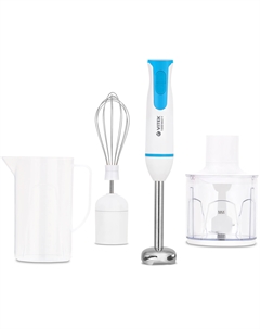Блендер погружной VITEK VT-8530 1000Вт, 500мл, белый/голубой Vitek