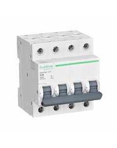 Выключатель автоматический Systeme Electric ВА МОД City9 Set четырехполюсный (4P/4П) 32А C 4.5кА (C9F34432) Systeme electric