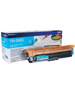 Картридж лазерный Brother TN-245C, голубой, 2200 страниц, оригинальный для Brother HL-3140CW, HL-3150CDW, HL-3170CDW, DCP-9020CDW, MFC-9140CDN, MFC-9330CDW, MFC-9340CDW