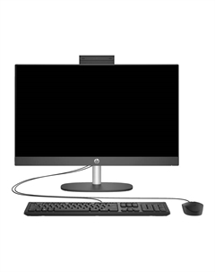 Моноблок HP ProOne 240 G10 23.8" 1920x1080, intel Core i3-N300 3.8 ГГц, 8Gb RAM, 256Gb SSD, Intel Iris Xe Graphics, WiFi, BT, Cam, без ОС, серый, клавиатура, мышь (936U1EA) Hp