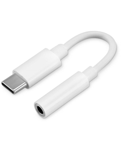 Переходник (адаптер) USB Type-C(M)-Jack 3.5mm(F), белый, Buro (BHP TPC-JCK)