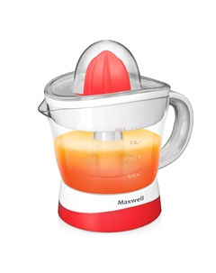 Соковыжималка для цитрусовых MAXWELL MW-1109 25 Вт, белый/красный (MW-1109) Maxwell