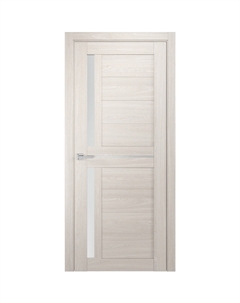 Дверь межкомнатная Квадро 11 800х2000 мм финишпленка ясень арктический со стеклом Sd