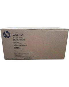 Картридж для лазерного принтера 507Y Cyan (CE401YH) Hp