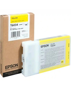 Картридж для струйного принтера T6034, Yellow (C13T603400) Epson