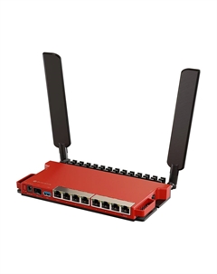 Маршрутизатор MikroTik L009, L009UIGS-2HAXD-IN, красный Mikrotik