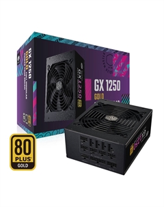 Блок питания Cooler Master GX1250 Gold, 1250 Вт, черный Cooler master