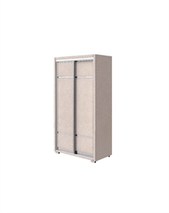 Шкаф Шкаф-купе 2х дв Orma Soft 2 (без зеркал) (Ткань: Велюр Ultra Суфле) 119x60 Орматек